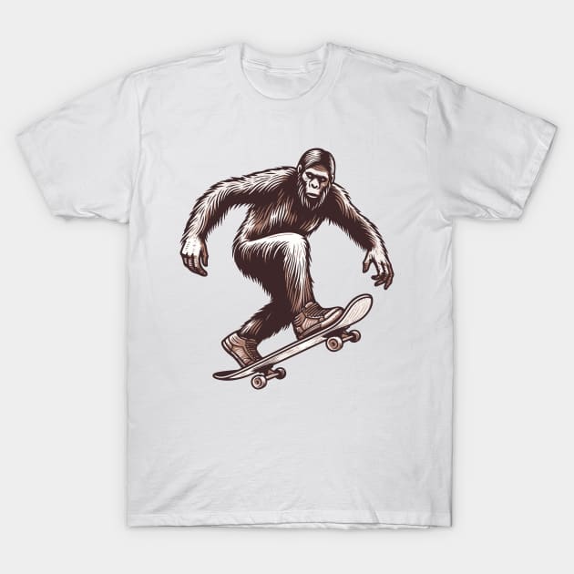 Monkey Skater T-Shirt by Green Dreads